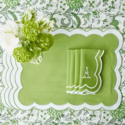 Serena Green Tablecloth|Mrs. Alice Clearance