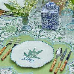 Serena Green Tablecloth|Mrs. Alice Clearance