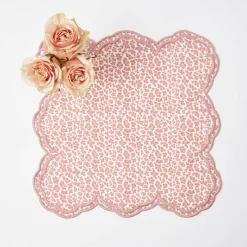 Serena Pink Leopard Napkins (Set Of 4)|Mrs. Alice Hot