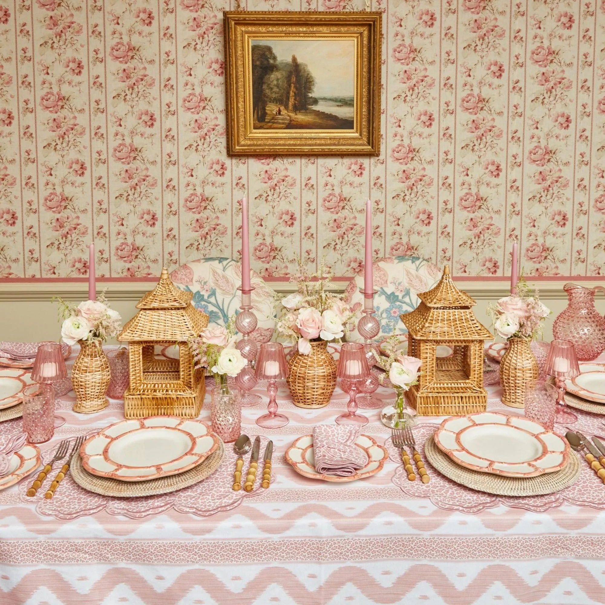 Serena Pink Leopard Napkins (Set Of 4)|Mrs. Alice Hot