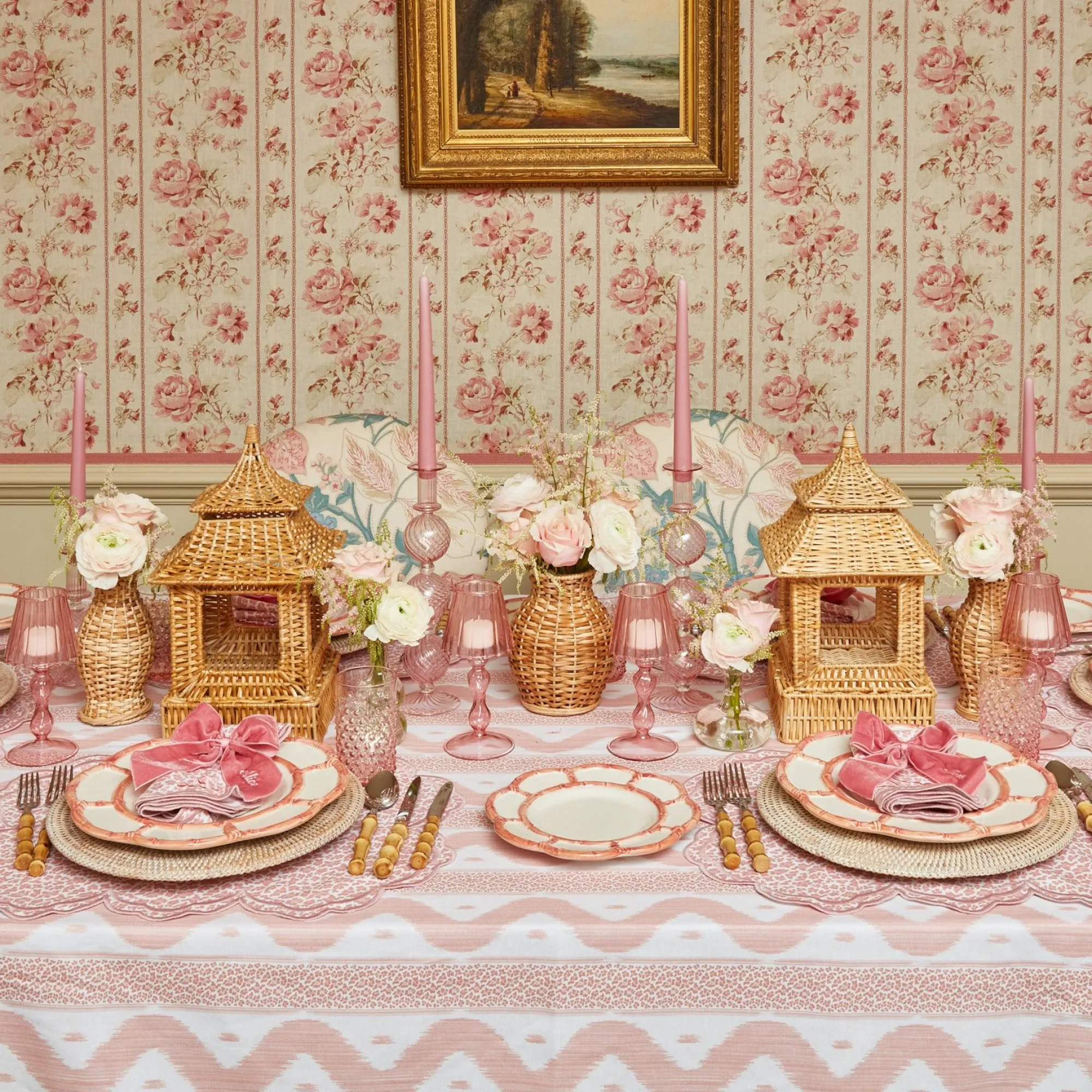 Serena Pink Leopard Napkins (Set Of 4)|Mrs. Alice Hot