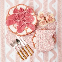 Serena Pink Leopard Napkins (Set Of 4)|Mrs. Alice Hot