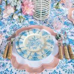 Seville Blue Gardenia Dinner Plate|Mrs. Alice