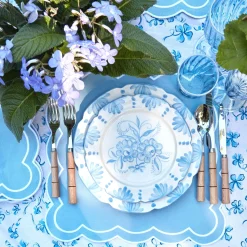 Seville Blue Gardenia Starter Plate|Mrs. Alice Online