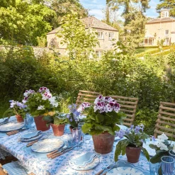 Seville Blue Gardenia Starter Plate|Mrs. Alice Online