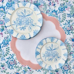 Seville Blue Gardenia Starter Plate|Mrs. Alice Online