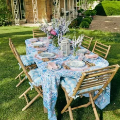 Seville Blue Gardenia Starter Plate (Set Of 4)|Mrs. Alice