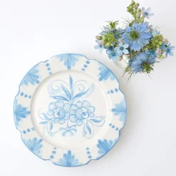 Seville Blue Gardenia Starter Plate (Set Of 4)|Mrs. Alice New