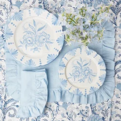 Seville Blue Gardenia Starter Plate|Mrs. Alice