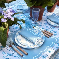 Seville Blue Gardenia Starter Plate|Mrs. Alice
