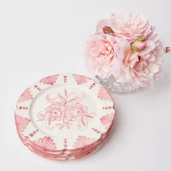Seville Pink Gardenia Dinner Plate (Set Of 4)|Mrs. Alice Discount