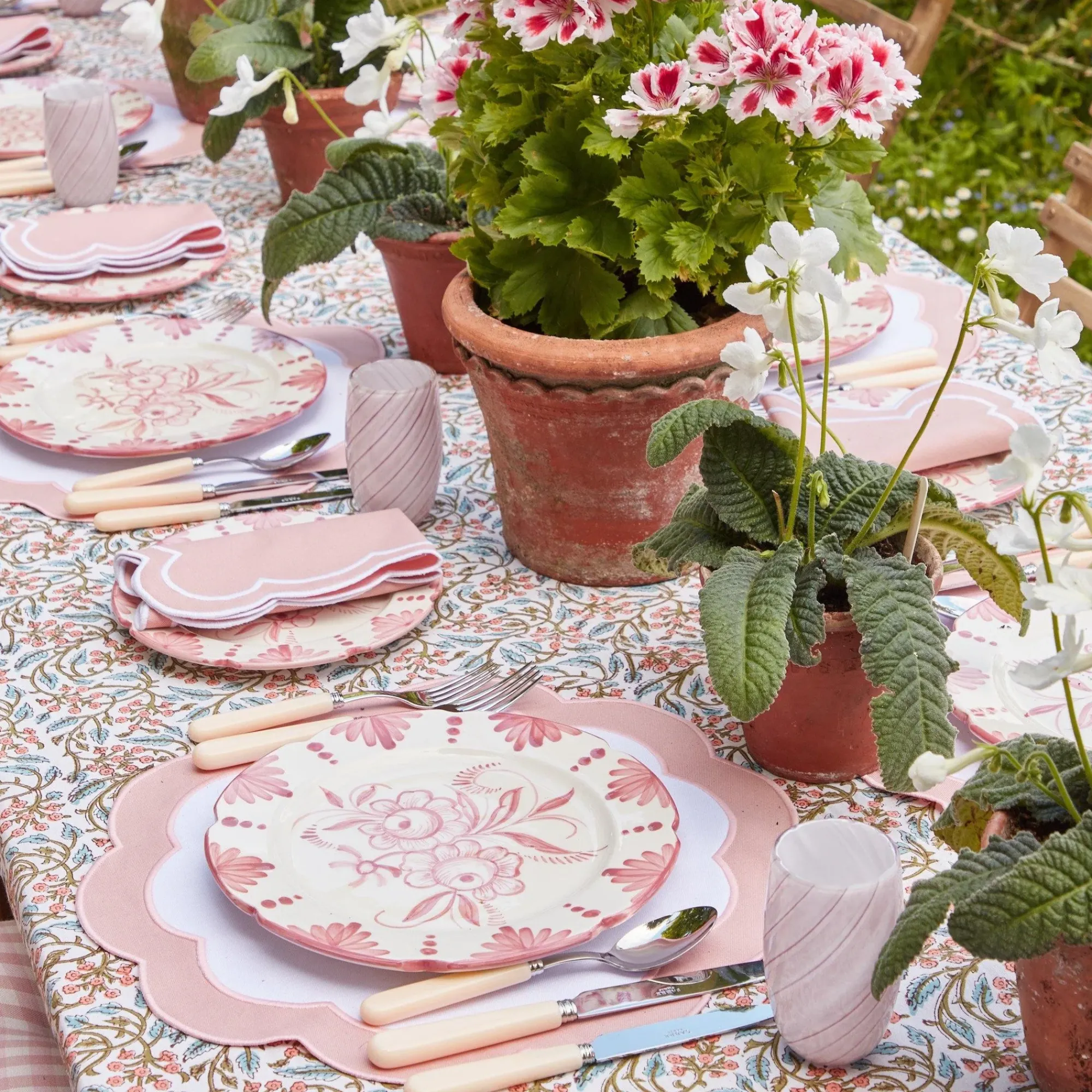 Seville Pink Gardenia Starter Plate|Mrs. Alice New