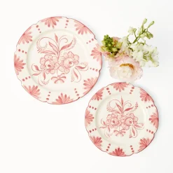 Seville Pink Gardenia Starter Plate (Set Of 4)|Mrs. Alice Hot