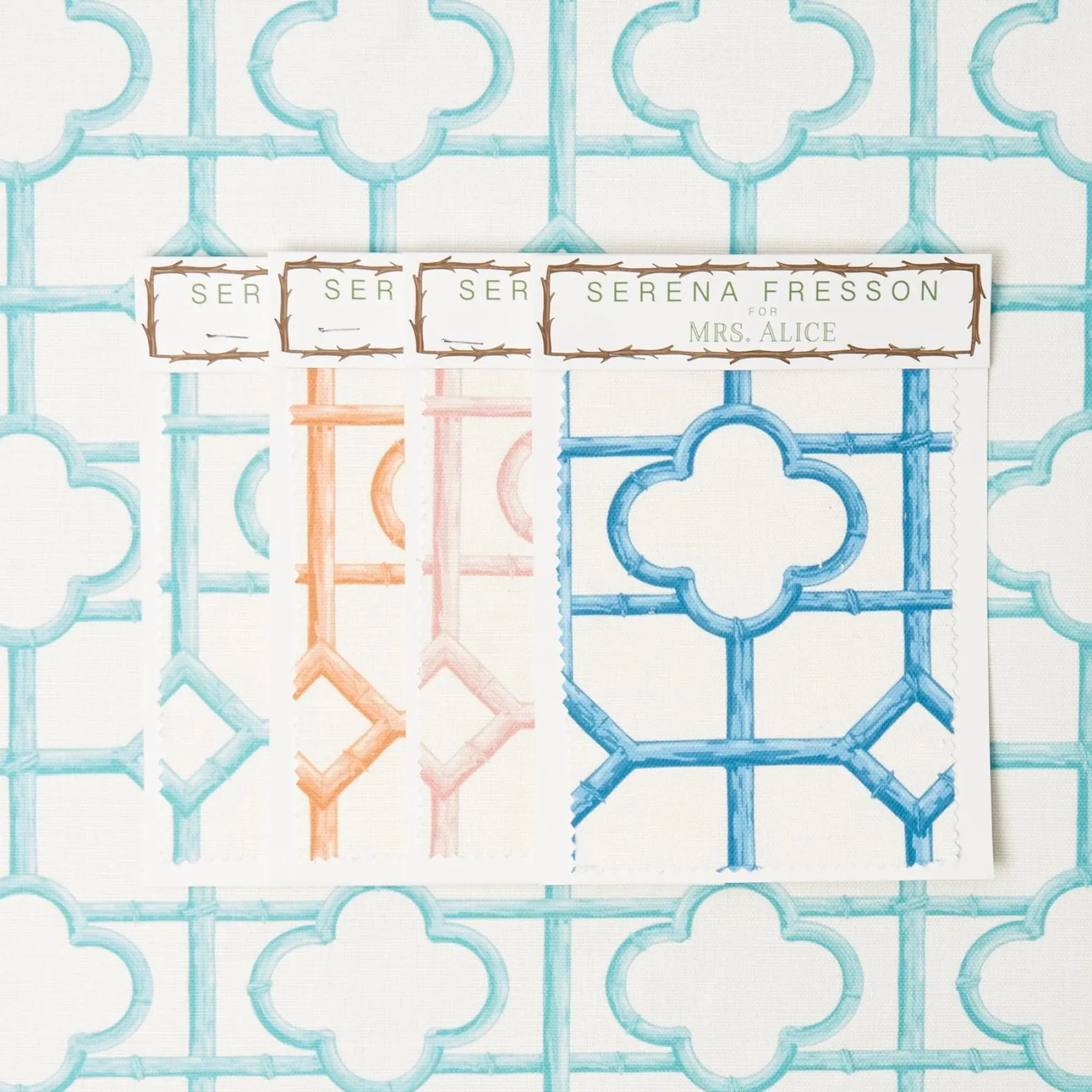 Shaded Bamboo Fabric|Mrs. Alice Clearance