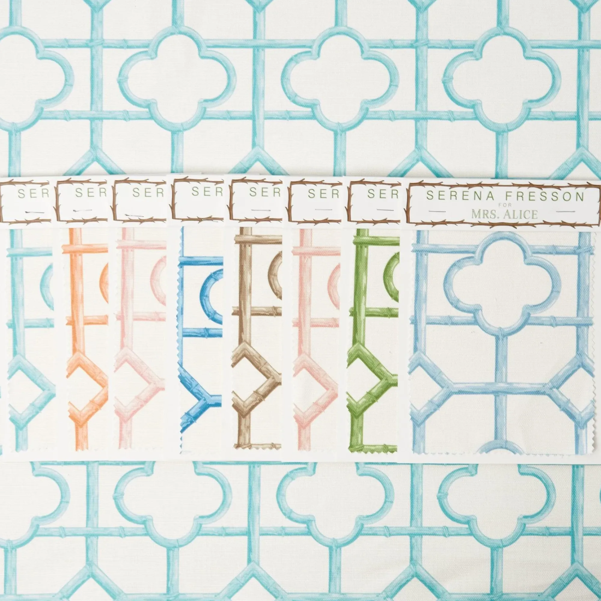 Shaded Bamboo Fabric|Mrs. Alice Clearance