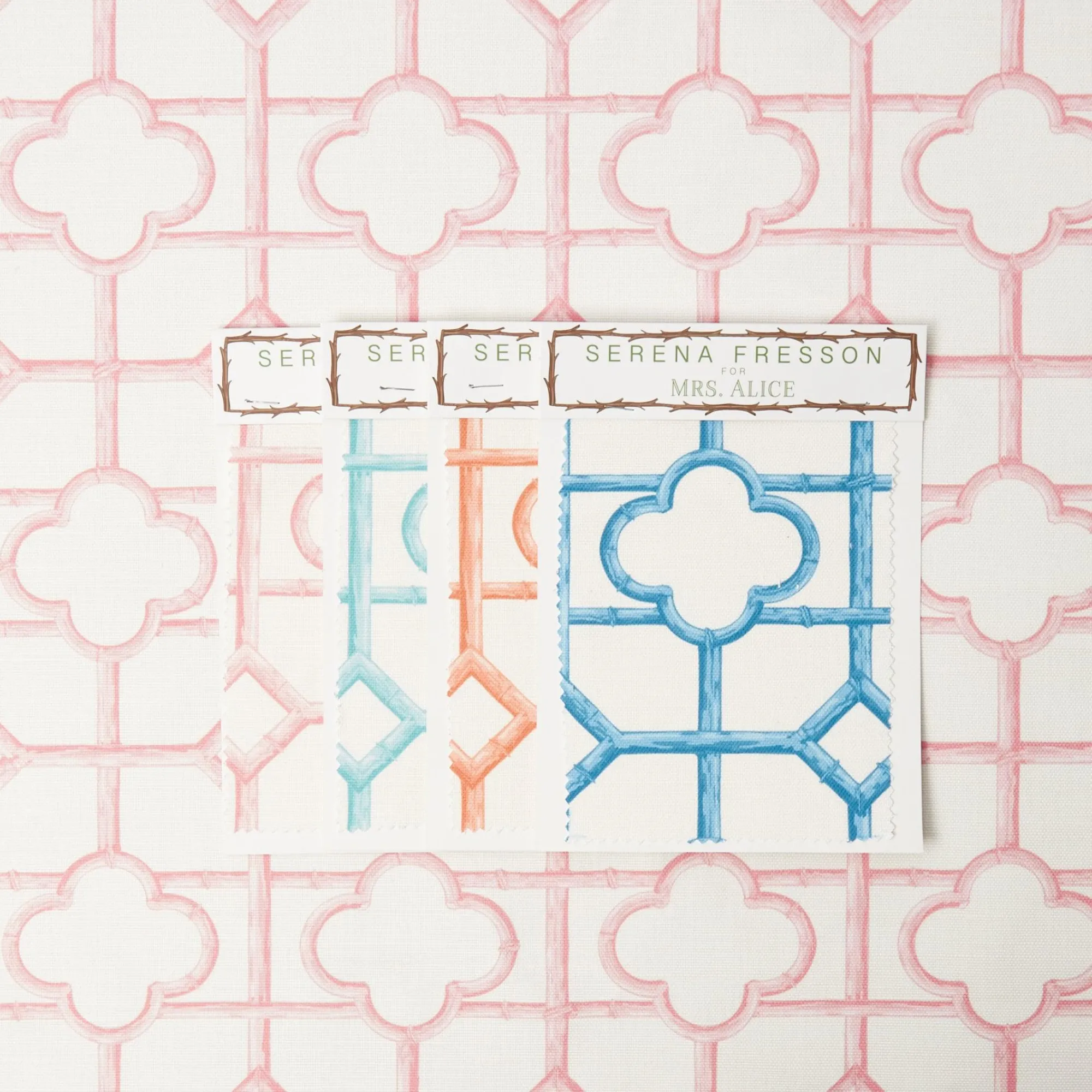 Shaded Bamboo Fabric|Mrs. Alice Hot