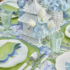 Small Blue Fluted Vase (Set Of 3)|Mrs. Alice Best