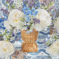 Small Natural Rattan Urn Vase|Mrs. Alice Online