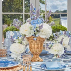 Small Natural Rattan Urn Vase|Mrs. Alice