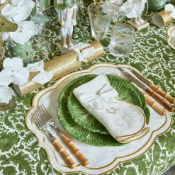 Snow White Velvet Napkin Bows (Set Of 4)|Mrs. Alice New