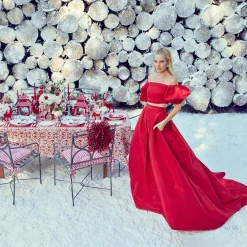 Snow White Velvet Napkin Bows (Set Of 4)|Mrs. Alice New