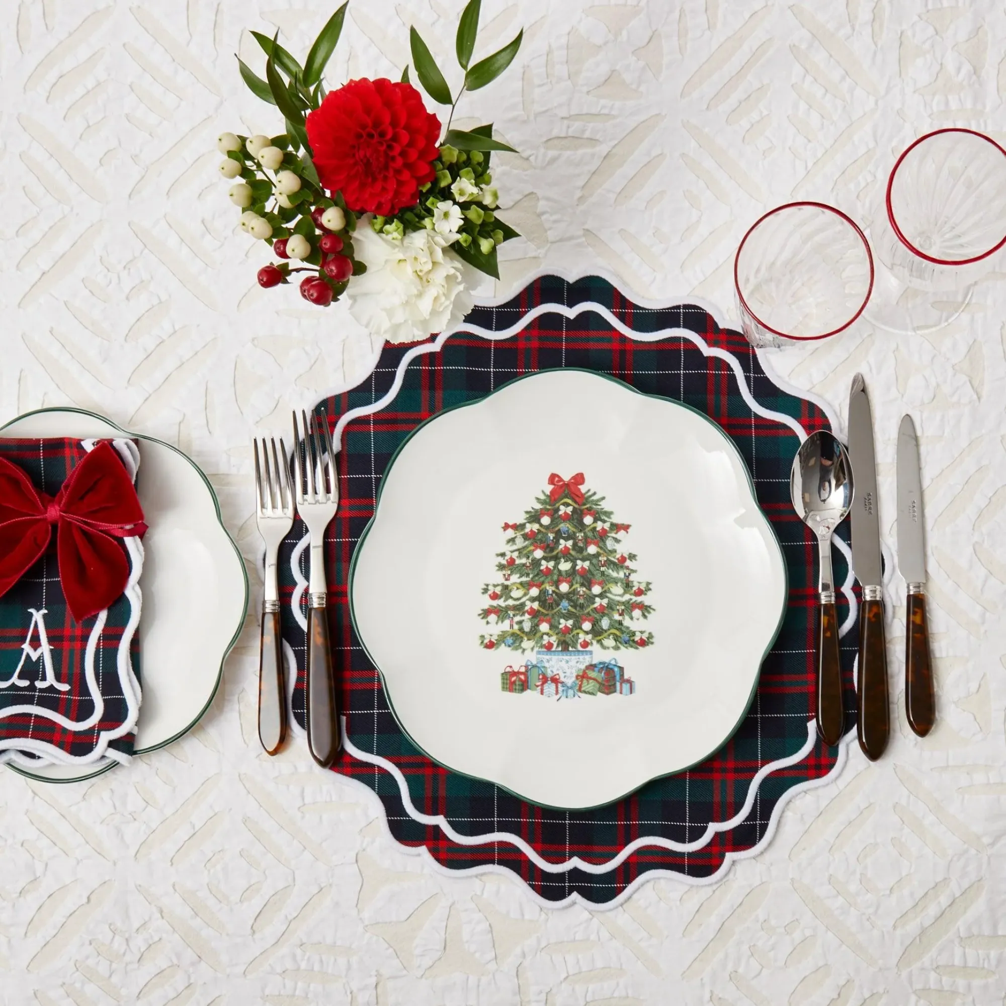 Snowflake Applique Tablecloth|Mrs. Alice New