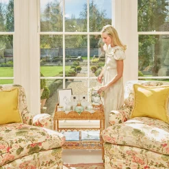 Sophia Rattan Side Table|Mrs. Alice Discount