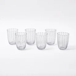 Speckle Water Glasses (Set Of 6)|Mrs. Alice Hot
