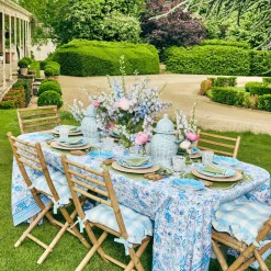 Sylvie Green Embroidered Placemats (Set Of 4)|Mrs. Alice Outlet