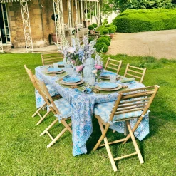 Sylvie Green Embroidered Placemats & Napkins (Set Of 4)|Mrs. Alice Discount