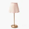 Tall Rechargeable Lamp With Pink Lotus Lampshade|Mrs. Alice Discount