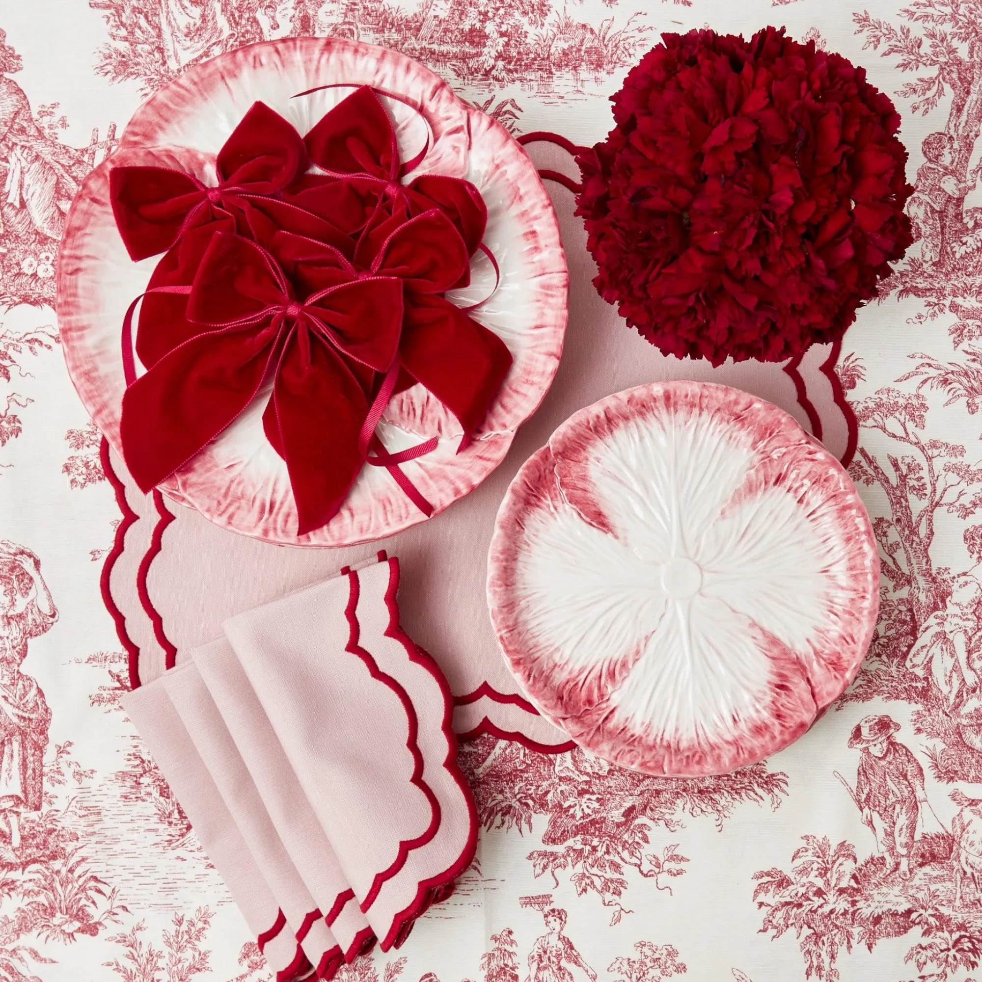 Valerie Pink Placemats (Set Of 4)|Mrs. Alice Sale