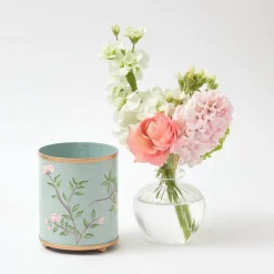 Velvet Oak Tole Candle Pot|Mrs. Alice Best
