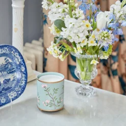 Velvet Oak Tole Candle Pot|Mrs. Alice Best