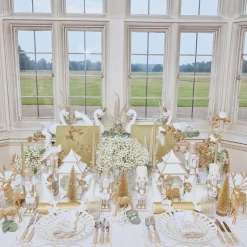 White & Gold Pagoda Lantern|Mrs. Alice Discount