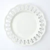 White Lace Dinner Plate|Mrs. Alice Discount