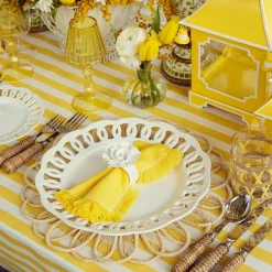 White Lace Dinner Plates (Set Of 4)|Mrs. Alice Best