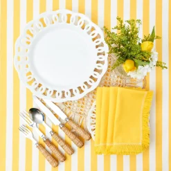 White Lace Dinner Plates (Set Of 4)|Mrs. Alice Best