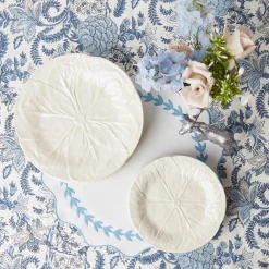 White Lettuce Dinner Plate|Mrs. Alice Online