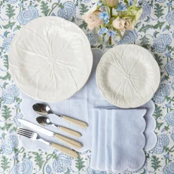 White Lettuce Dinner Plate|Mrs. Alice Online