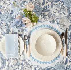 White Lettuce Dinner Plate|Mrs. Alice