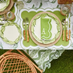 White Lily Of The Valley Tablecloth|Mrs. Alice Clearance