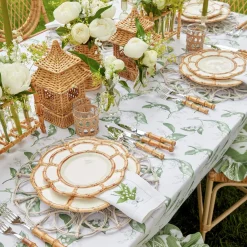 White Lily Of The Valley Tablecloth|Mrs. Alice Clearance