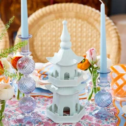 White Porcelain Pagoda|Mrs. Alice