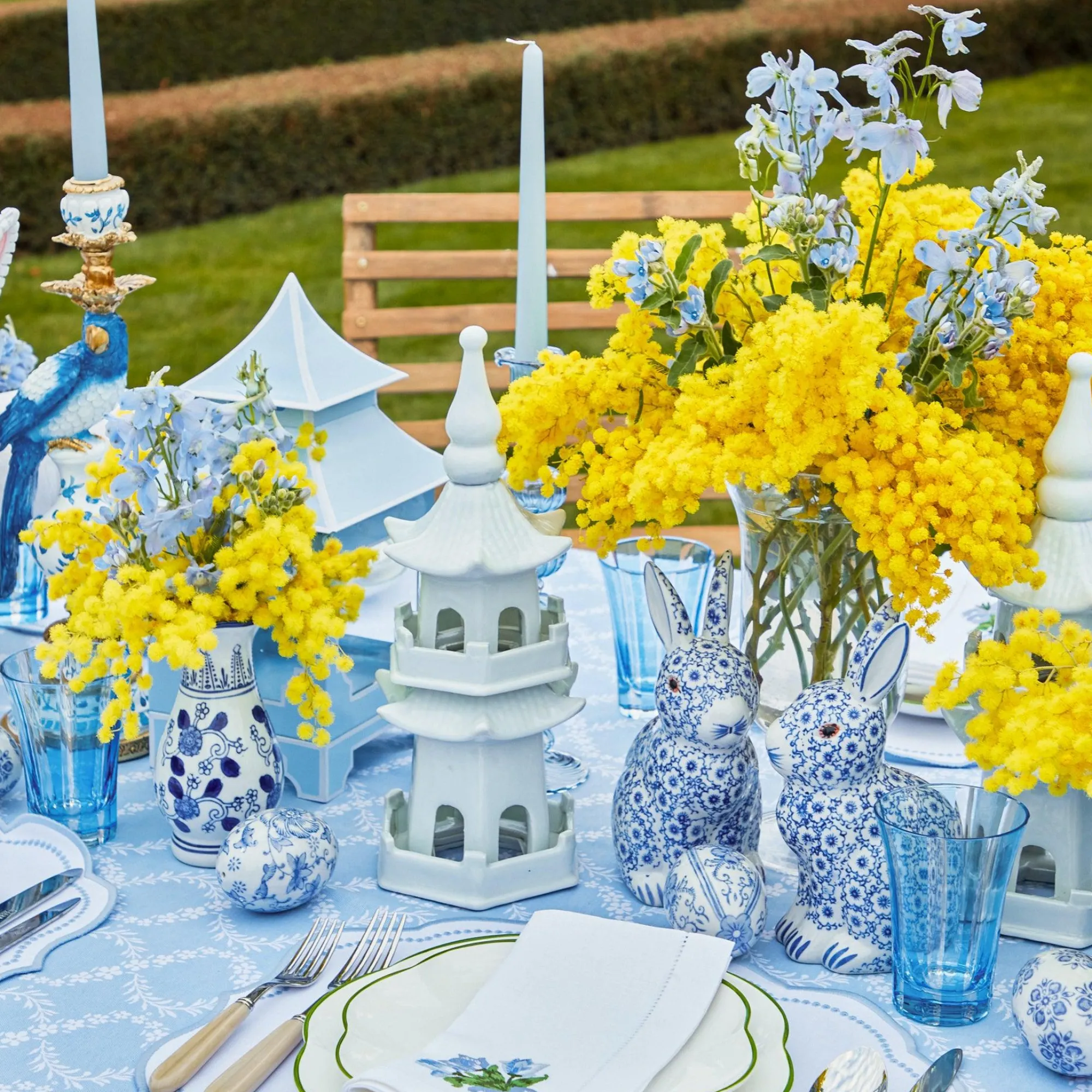 White Porcelain Pagoda|Mrs. Alice