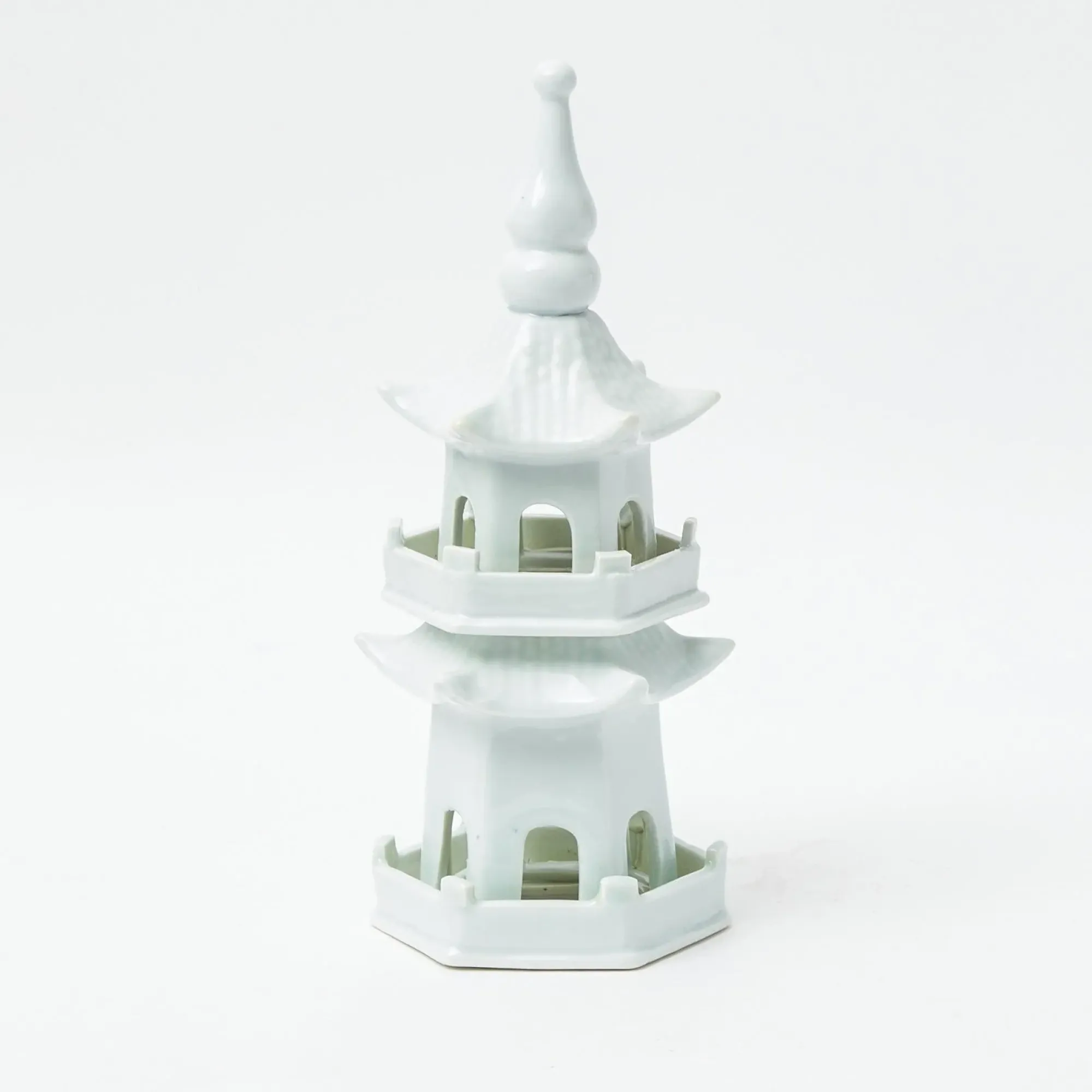 White Porcelain Pagoda|Mrs. Alice
