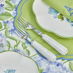 White Rattan Cutlery (5 Piece)|Mrs. Alice Sale