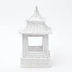 White Rattan Pagoda Lantern|Mrs. Alice Sale