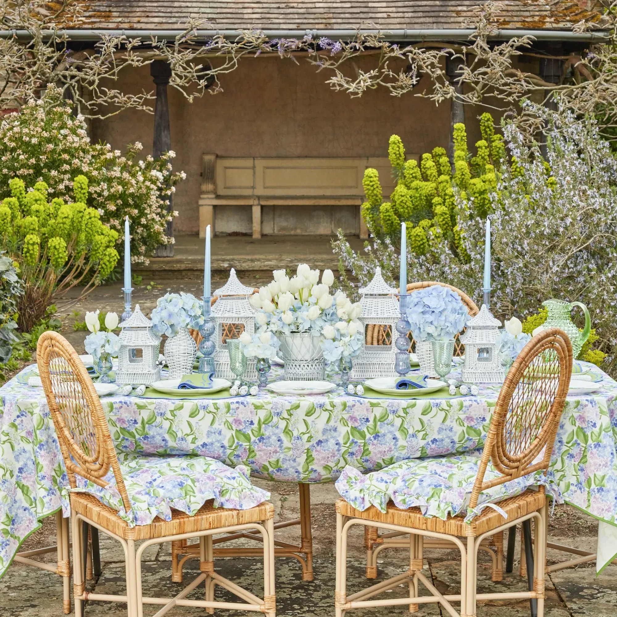 White Rattan Pagoda Lantern|Mrs. Alice