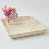 White Rattan Tray|Mrs. Alice Best